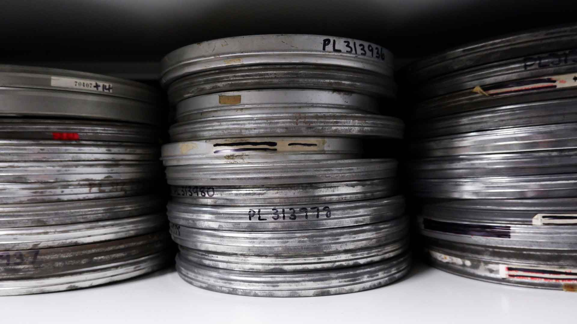 Server room and data tapes